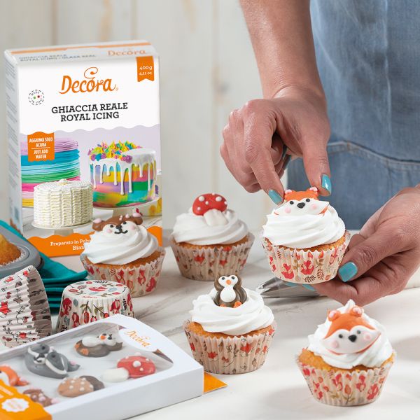 Zuckerdekoration - Waldtiere - 6 Stück