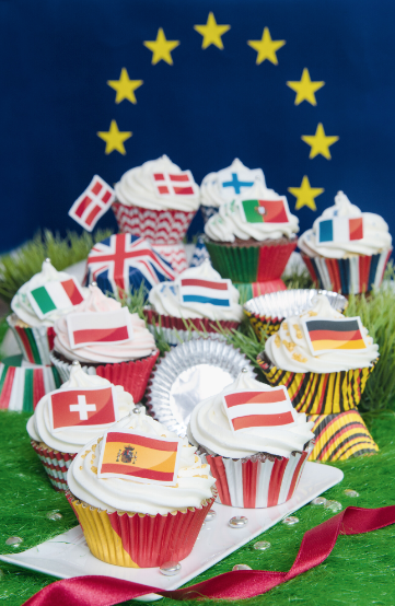 Cupcake/Muffin Förmchen - Frankreich - 50 Stück