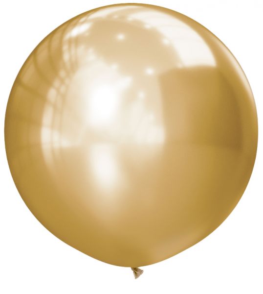 Profi Latexballon / Chrome Gold - 60cm