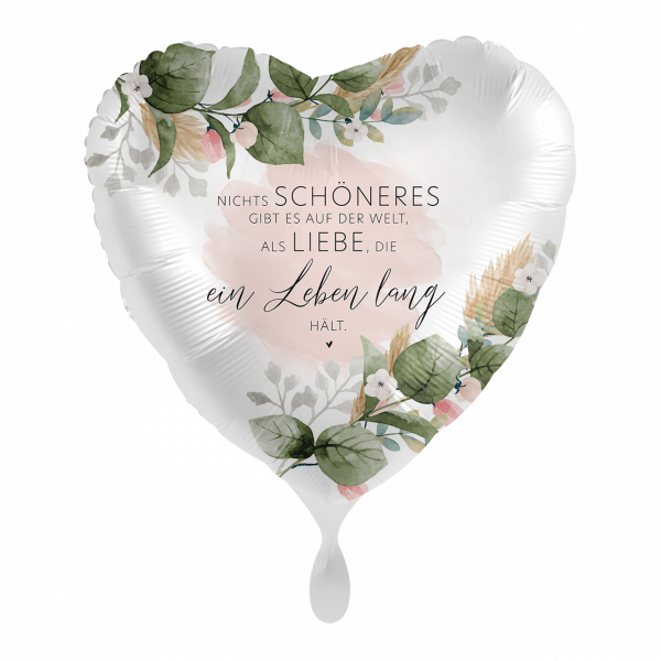 Folienballon-Ein Leben lang-Ø 43cm