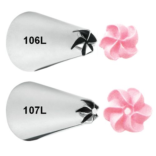 Wilton Tip Set #106/107 / Spritztüllen Set