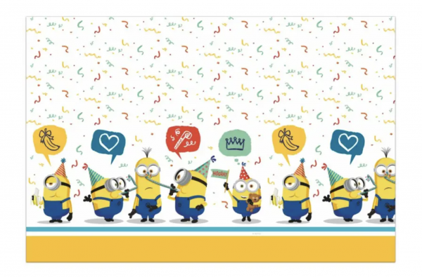 Tischdecke - Plastik - Minions - The Rise of Gru - 120x180cm