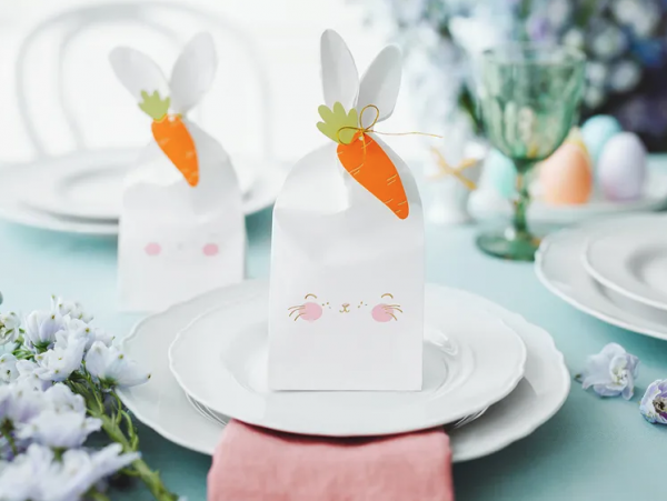 Ostern - Tüten - Papier Hasen Set - 6 Stück - 22.5cm - DIY