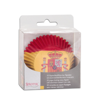 Cupcake/Muffin Förmchen - Spanien - 50 Stück