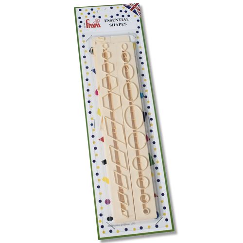 FMM Ausstecher / Tappits Geometrische Formen "Essential Shapes" 4 Teilig