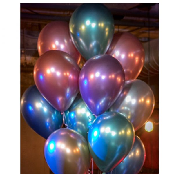 Heliumfüllung 30cm Latex Ballon Chrome und Bedruckte Ballons (Nur für Abholungen)