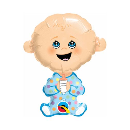 Folienballon - Babyshower/Geburt - Baby - Junge/Boy - Mini - 35cm