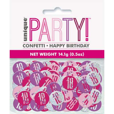 Konfetti - Streudeko - 18. Geburtstag - Rosa Mix - 14.1g