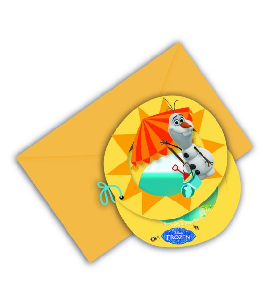 Einladungskarten - Olaf - 6 Stück