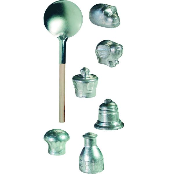 Wachsgießen - 6 extra große Hohlfiguren