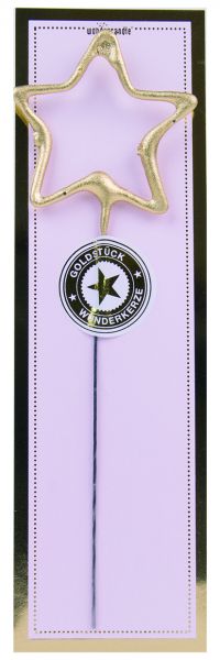 Wunderkerze - Goldstück - Stern