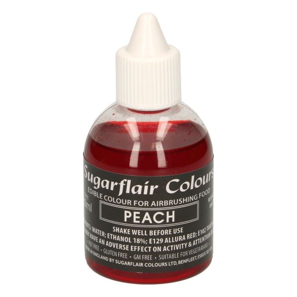 Sugarflair Pfirsich Airbrush Farbe 60ml