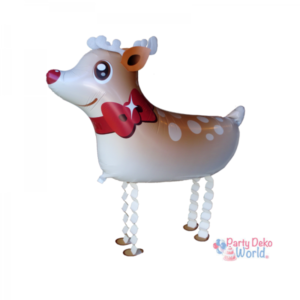 Folienballon - Walking Balloon - Rentier - 64cm