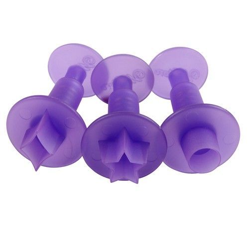 Ausstecher - Stern. Raute & Kreis - 3 teilig