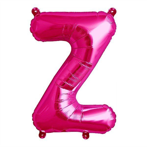 Folienballon - "Z" - Pink - 86cm