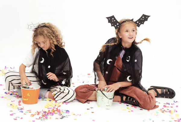 Halloween - Papier Süssigkeiten Eimer - 13.5cm -2Stück