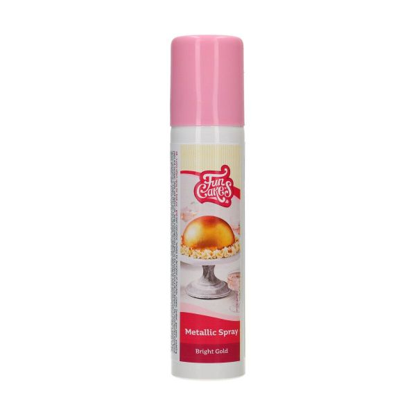 FunCakes - Metallic Spray - Hellgold - 100ml