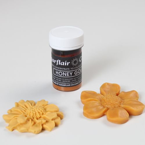 Sugarflair Pastenfarbe/Lebensmittelfarbe - Honey Gold / Honig Gold - 25g