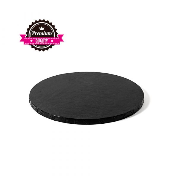 Cakeboard/Tortenplatte - Schwarz - 25cm - 12mm dick