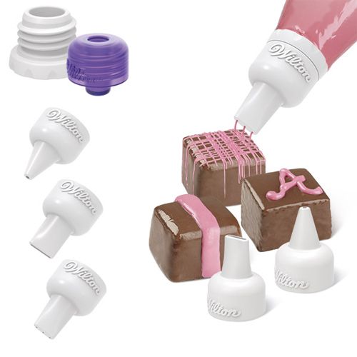 Wilton Candy Melt Decorating Tip Set / Spritztüllen Set