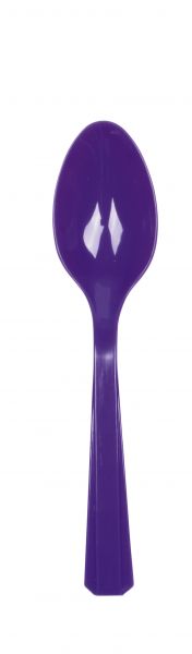 Besteck - Plastik - Löffel - Lila - 10 Stück
