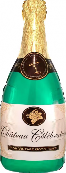 Folienballon - Sekt/Champagner Flasche - 91cm