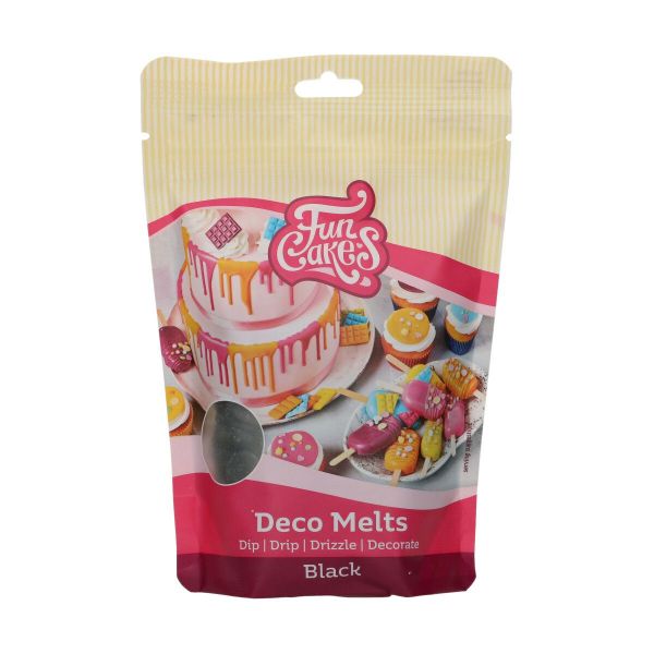 FunCakes - Deco Melts - Schwarz - 250g