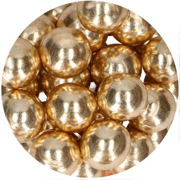 FunCakes Schoko Crispy Balls - Metallic Gold - 130g
