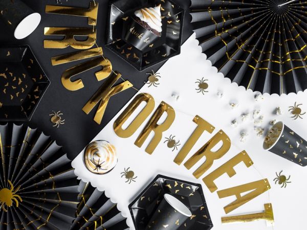 Hängedeko - Fächer - Set - Halloween - Spinnennetz - 2 Stück