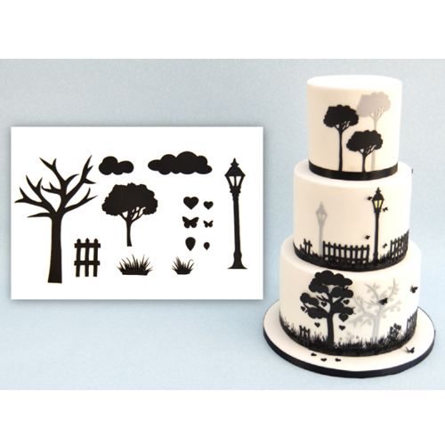 Patchwork Cutters Ausstecher Landschafts -Countryside Silhouette-