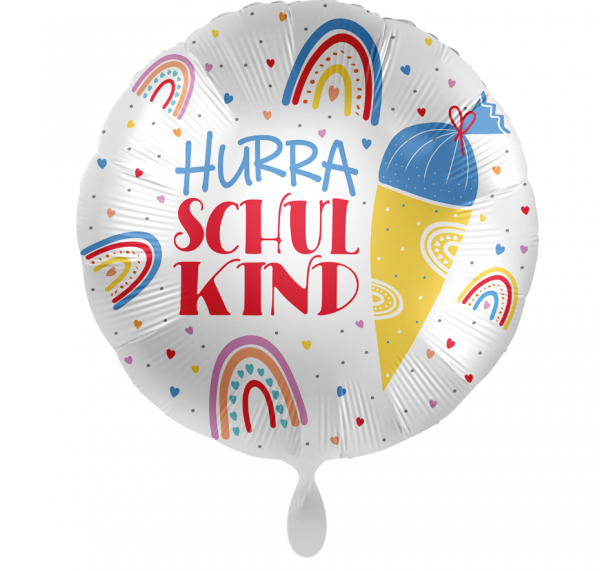 XXLFolienballon-Einschulung-HURRA SCHULKIND -Ø 71cm