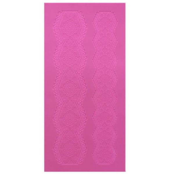 Cake Lace Silikonmatte für Essbare Tortenspitze "Broderie Anglaise"