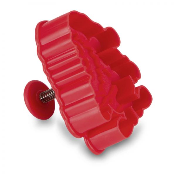 Ausstecher mit Auswurf - Kunststoff - Nikolaus - 6cm