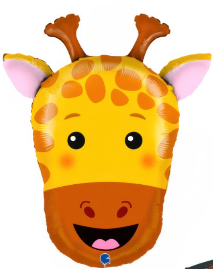 Folienballon - Giraffe - Kopf - Mini - 36cm