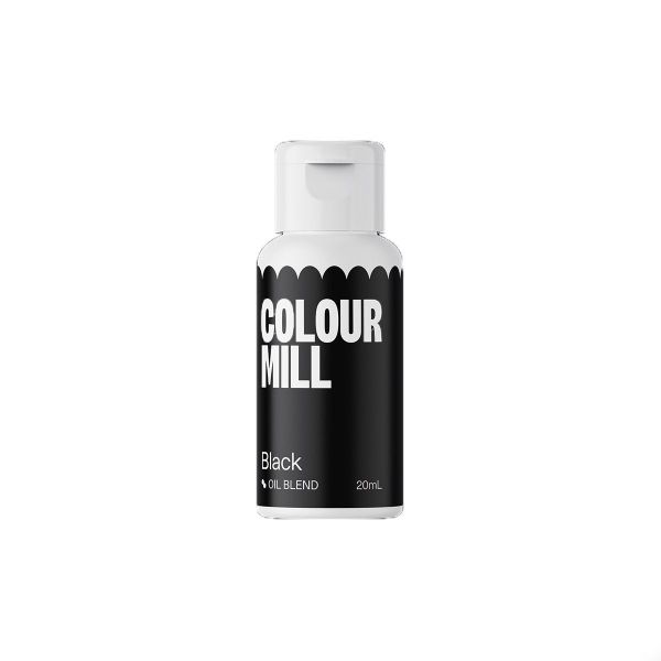 Colour Mill - Next Generation - Öl Basis - Lebensmittelfarbe - schwarz - 20ml