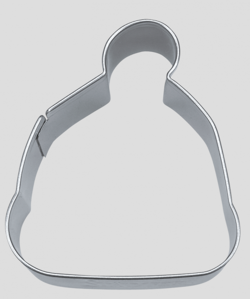 Ausstecher - Edelstahl - Mütze - 6cm