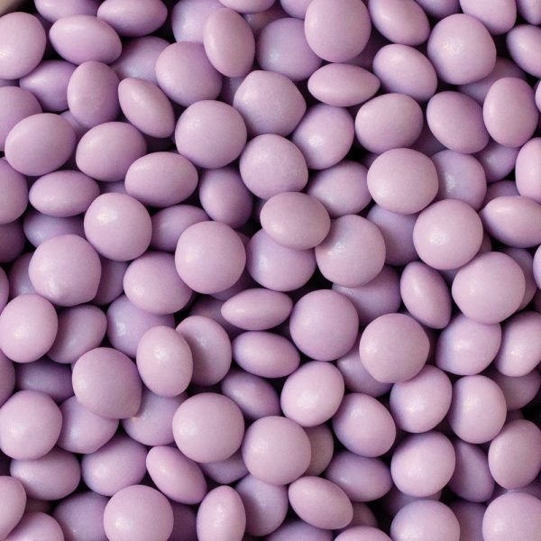 Mini Schokolinsen - pastel Flieder - 80g-10mm Durchmesser