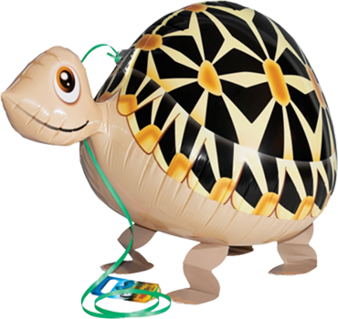 Folienballon - Walking Balloon - Schildkröte/Turtle - 55cm