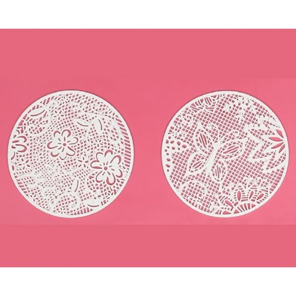 Cake Lace Silikonmatte für Essbare Tortenspitze "Zahara"