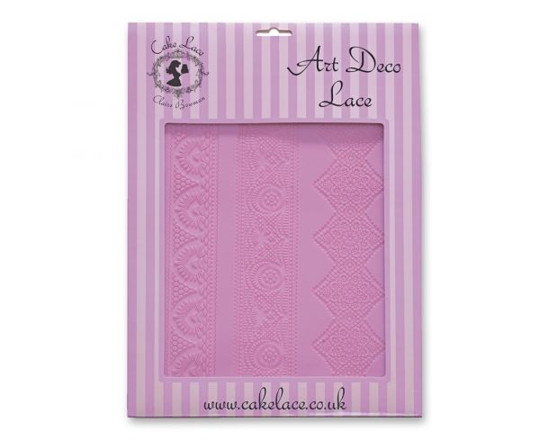 Cake Lace Silikonmatte für Essbare Tortenspitze "Art Deco Lace"