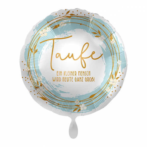 Folienballon- Taufe-Ein kleiner Mensch...-Ø 43cm
