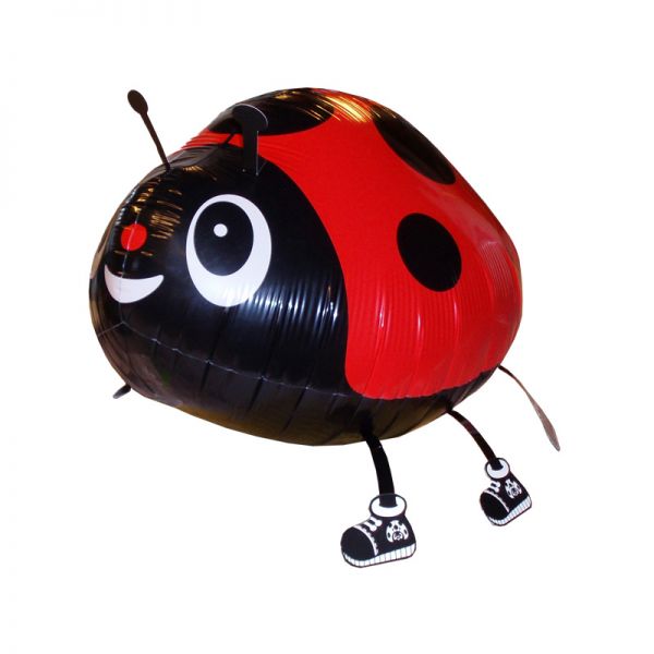 Folienballon - Walking Balloon - Ladybug/Marienkäfer - 55cm