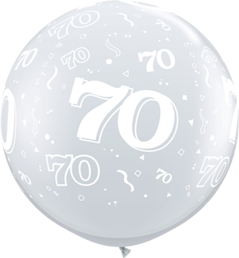 Qualatex Profi-Latexballon Jumbo Durchsichtig -70- 90cm