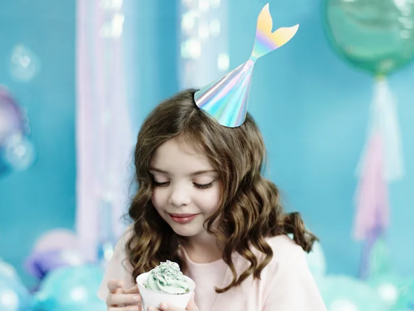 Partyhüte - Meerjungfrau - 6 Stück