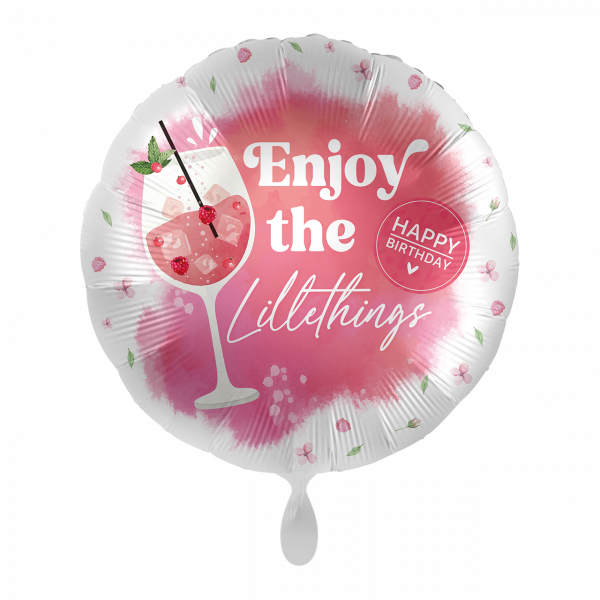 Folienballon - Enjoy the Little (Lille) things-Ø 43cm