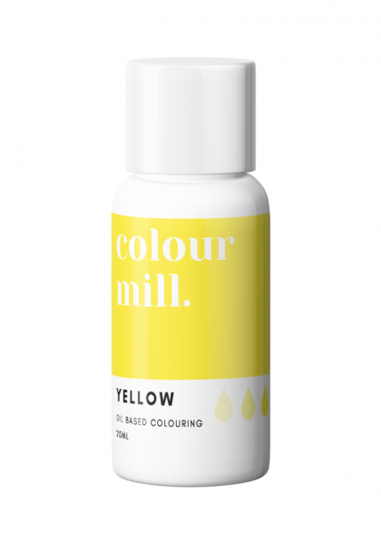 Colour Mill - Next Generation - Öl Basis - Lebensmittelfarbe - Yellow - 20ml