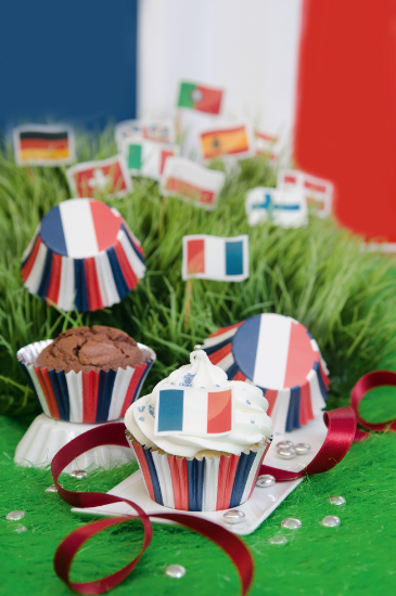 Cupcake/Muffin Förmchen - Frankreich - 50 Stück