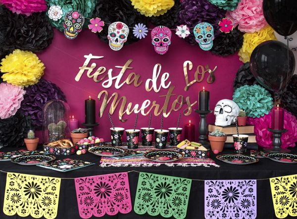 Banner/Girlande - Halloween - Fiesta de los muertos - 1.60cm