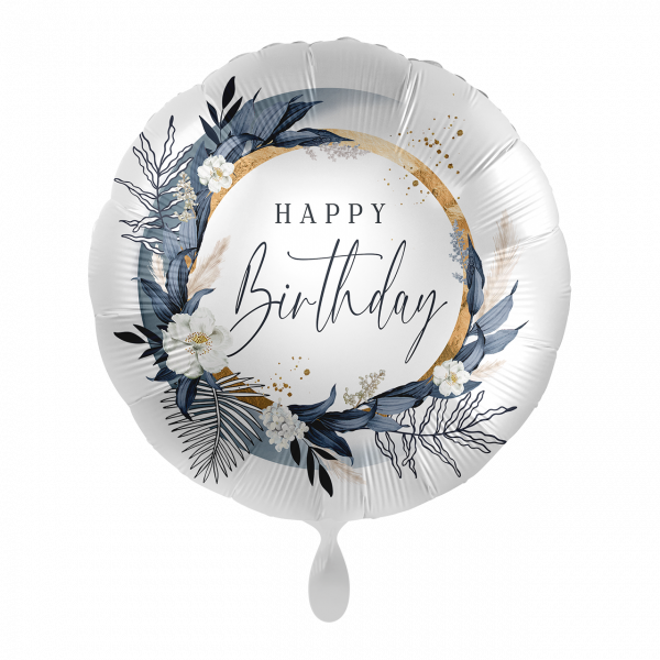 Folienballon-HAPPY Birthday-Boho-Ø 43cm