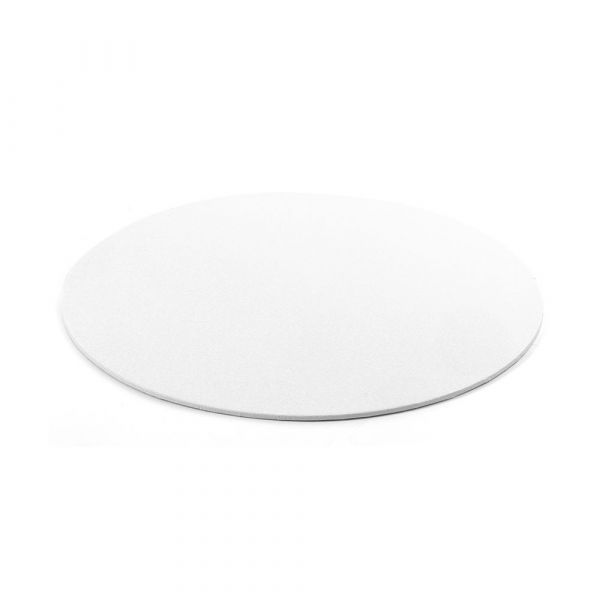 Cakeboard/Tortenplatte - Weiss - Rund - 30cm - 3mm dick